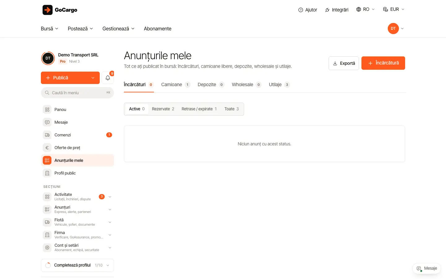 Plătiți o ofertă GoAssurance la publicare: Plătiți oferta